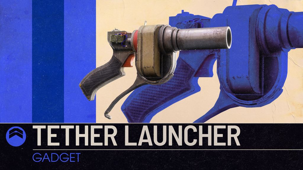 Official Tether Launcher presentation. Its constraint role is separate from a personal movement hook.