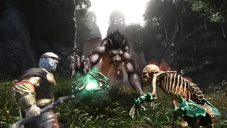 Enshrouded magic combat with summoned skeletons — Keen Games