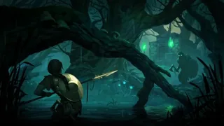 Official Swamp scene featuring an Abomination, a source of Guck