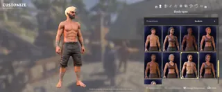 Actual Body type proportions selector in Keen Games footage