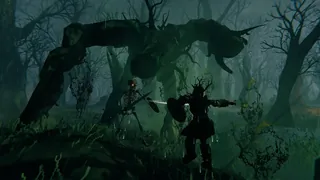 A Valheim Abomination in the Swamp, the source of Roots for Root armor