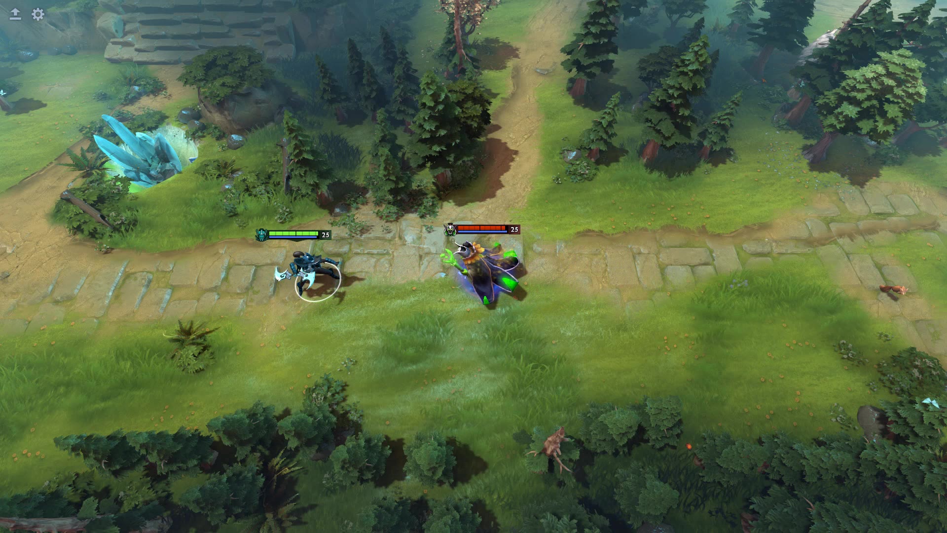 Stifling Dagger in Valve’s Dota 2 gameplay demonstration