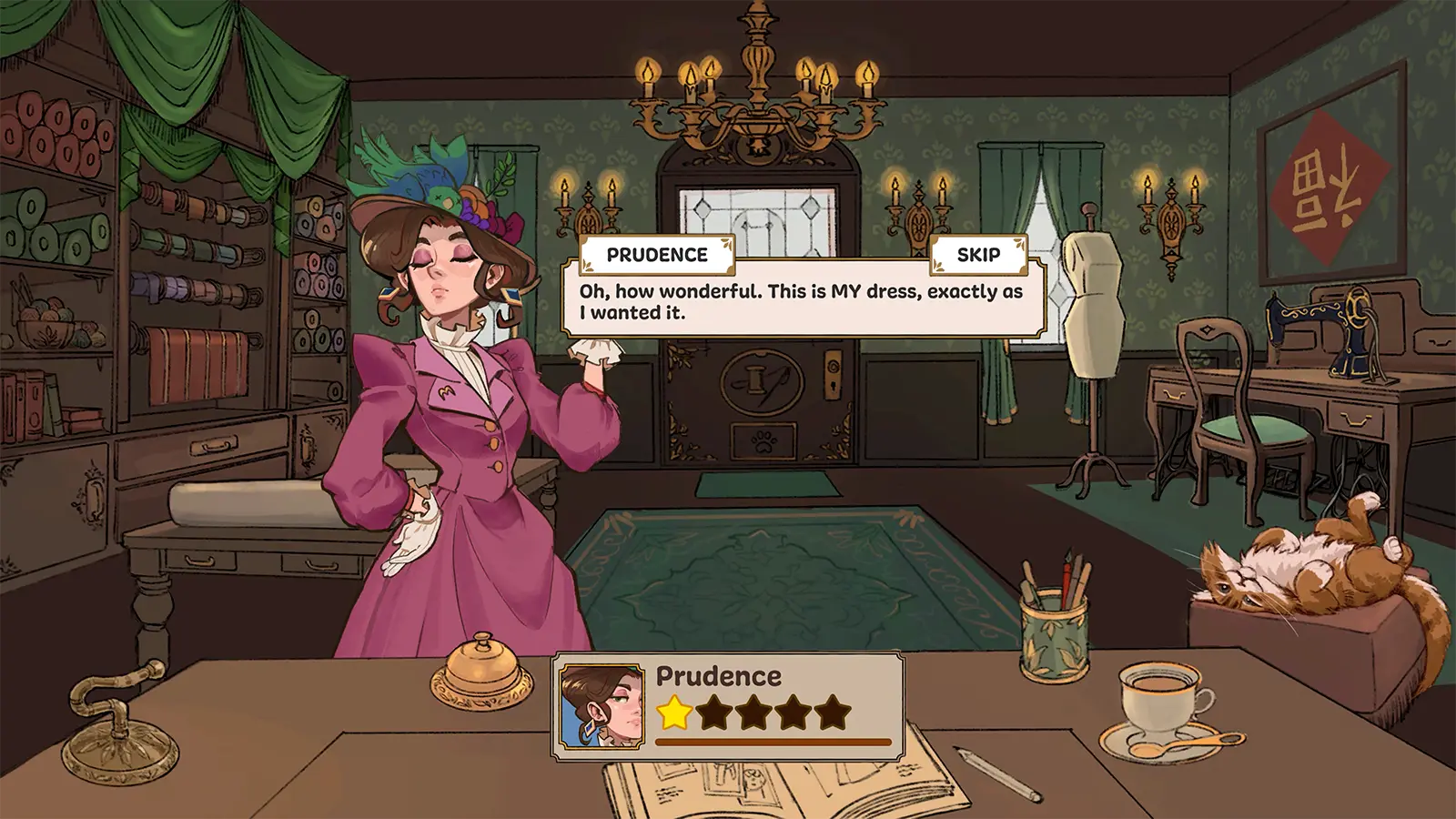 Cozy Lives / Free Lives promotional Dressmaker gameplay screenshot, used as a visual example