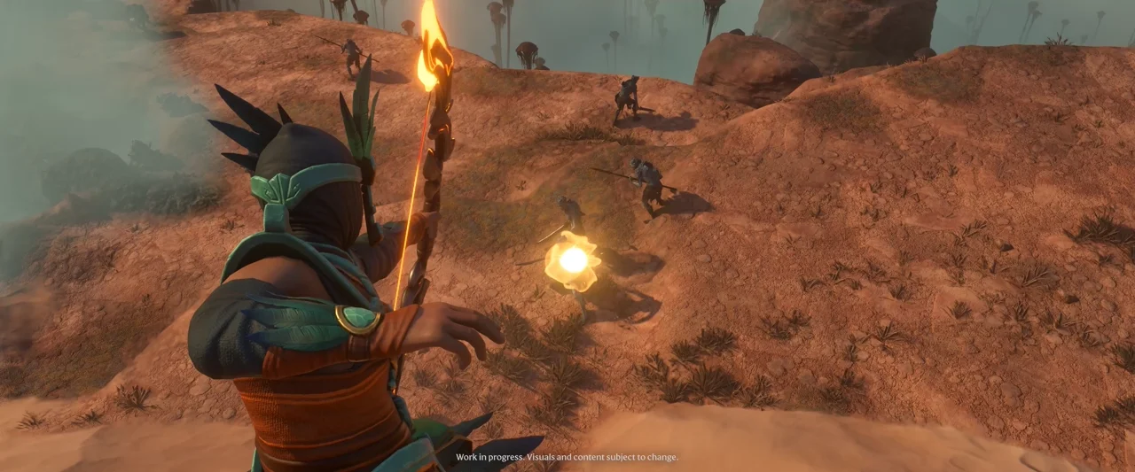 Enshrouded wand combat in official publisher footage — Keen Games