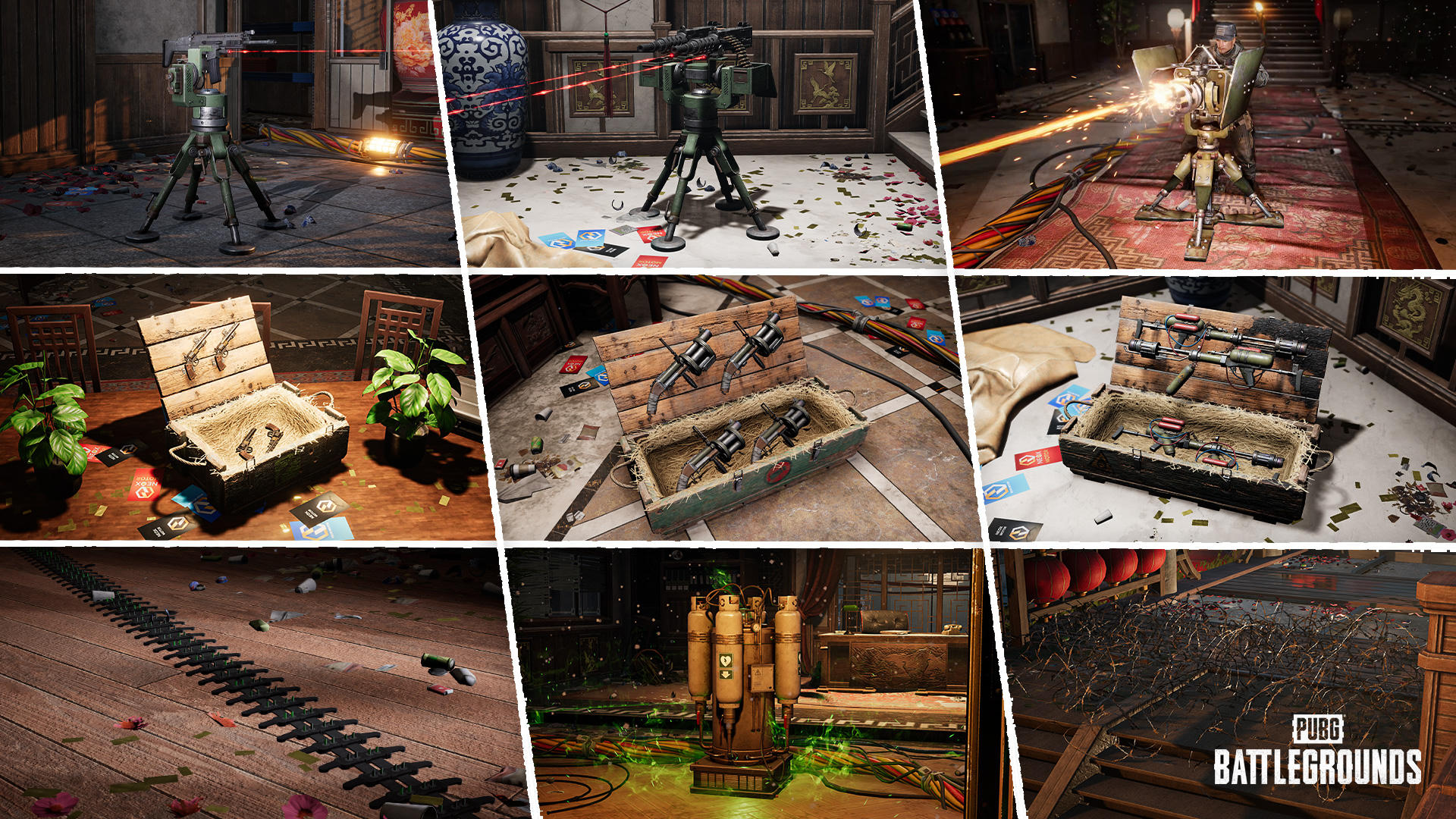 SLB turrets, traps and Healing Station — KRAFTON