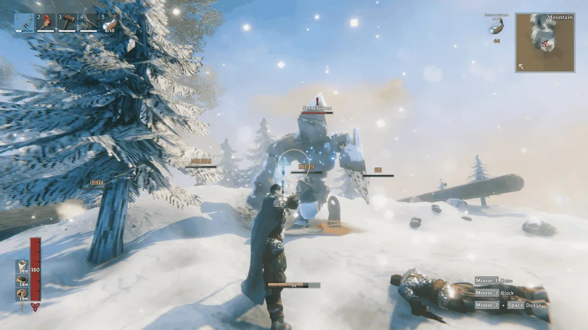 Silver searching happens in the Mountains, where cold and roaming enemies still matter while you watch the signal. This official view is not a silver location marker.