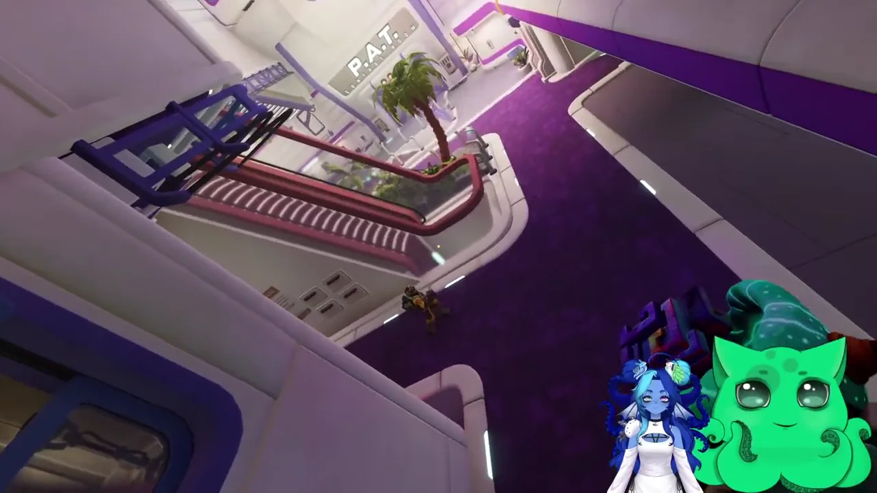 After the sequence, inspect the open route through the shaft and surrounding machinery. Move on once both players have identified the way forward.
