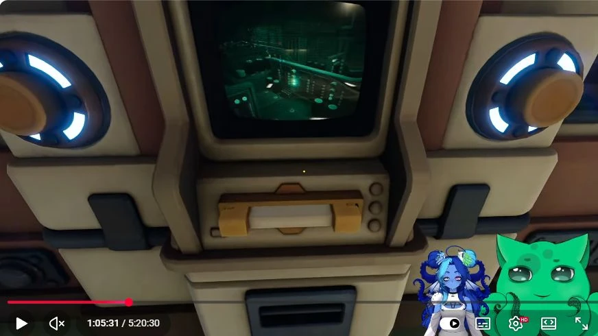 The cartridge slot sits below the central monitor between the two dial panels. Locate this station before starting the groups.